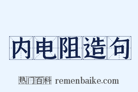 内电阻造句是什么意思的图片